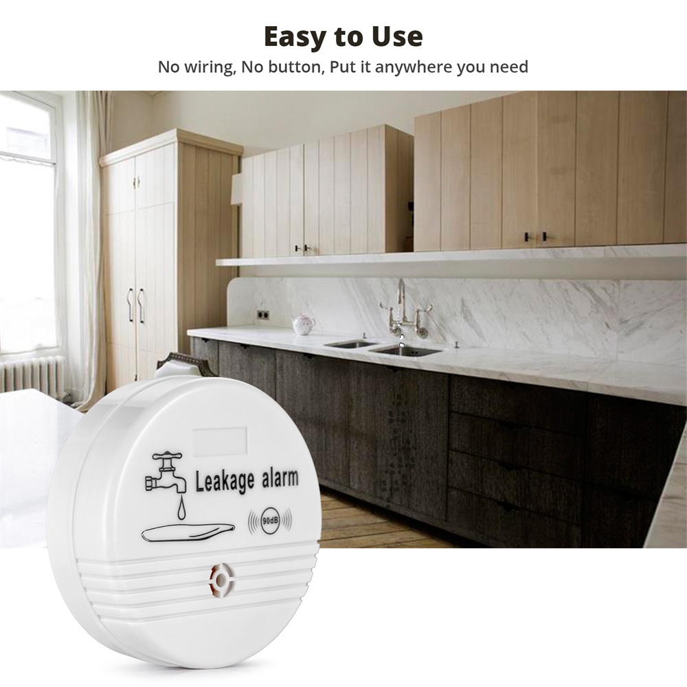 Home Security Device - Fuers Water Leak Detector Alarm Sensitive
