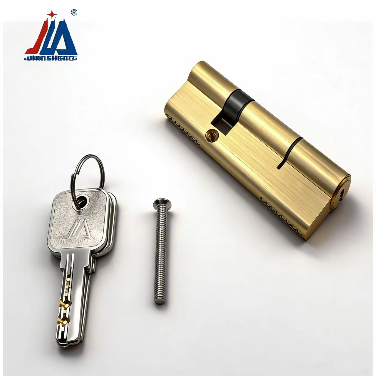 Home Security Gate - Solid Brass Door Lock Cylinder Anti-Pick