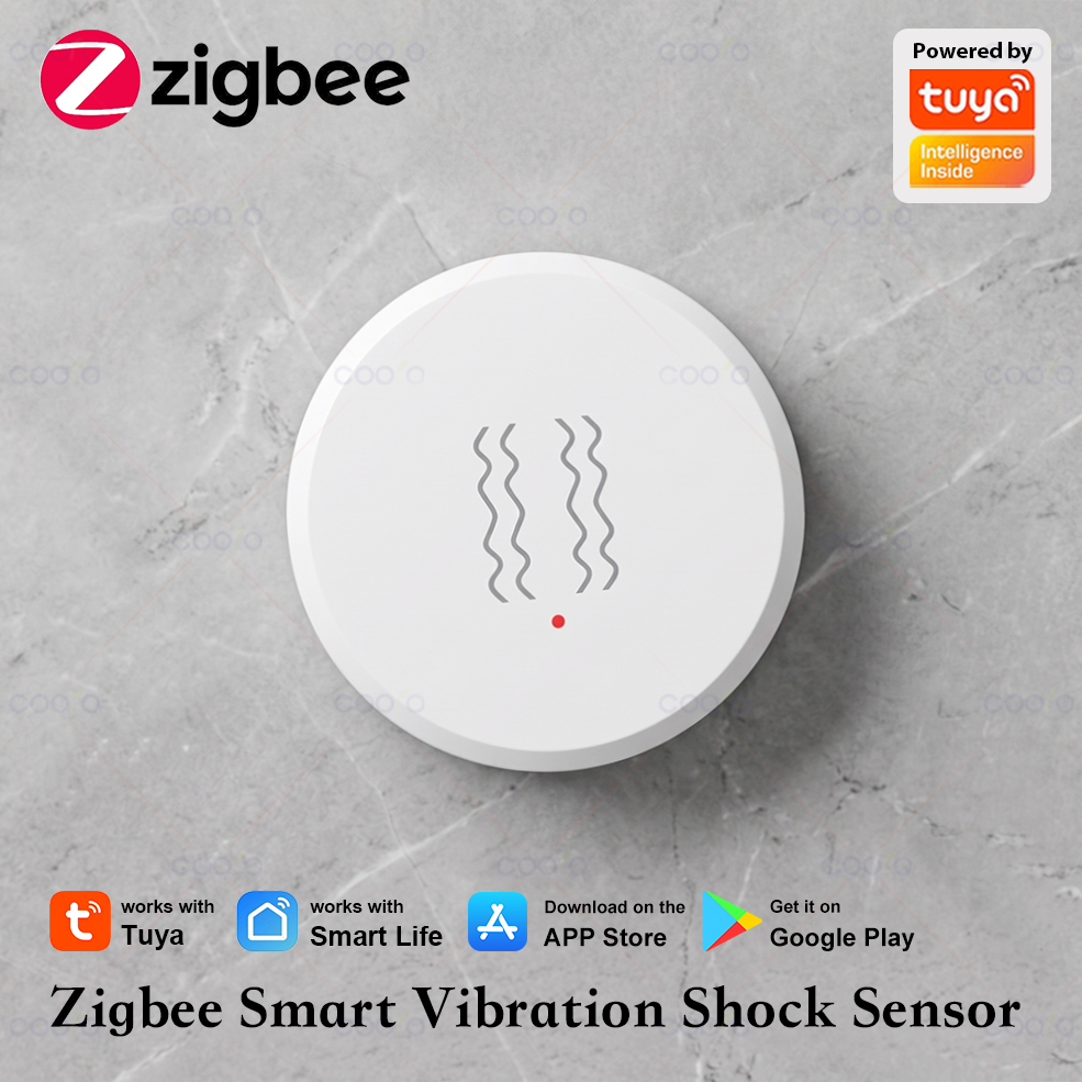 Window Alarm Sensor - Zigbee Smart Vibration Shock Sensor Door