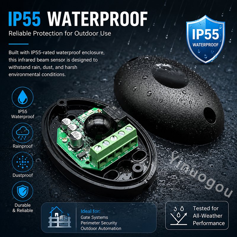 Window Alarm Sensor - DC 12-24V Single Infrared Beam sensor
