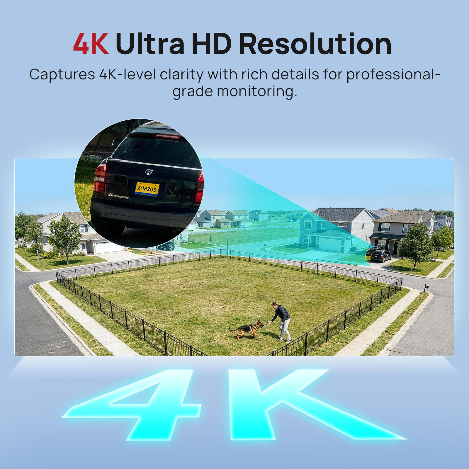 Vikylin 4K 8MP PTZ 25X Zoom 10 - Home Security Service avaliação e preço