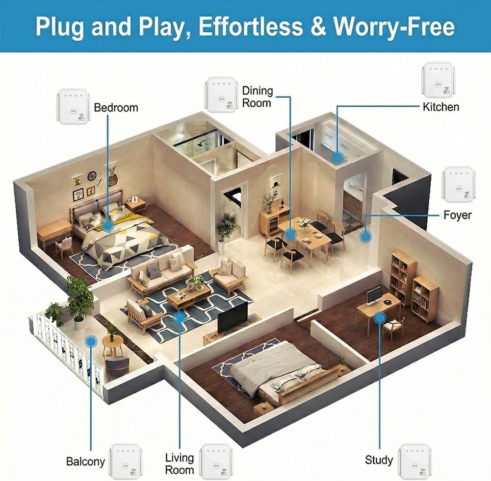 2026 New WiFi Repeater 300Mbps - Home Security Services avaliação e preço