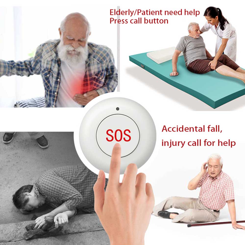 Wireless SOS Button Smart Home - Home Security Services avaliação e preço