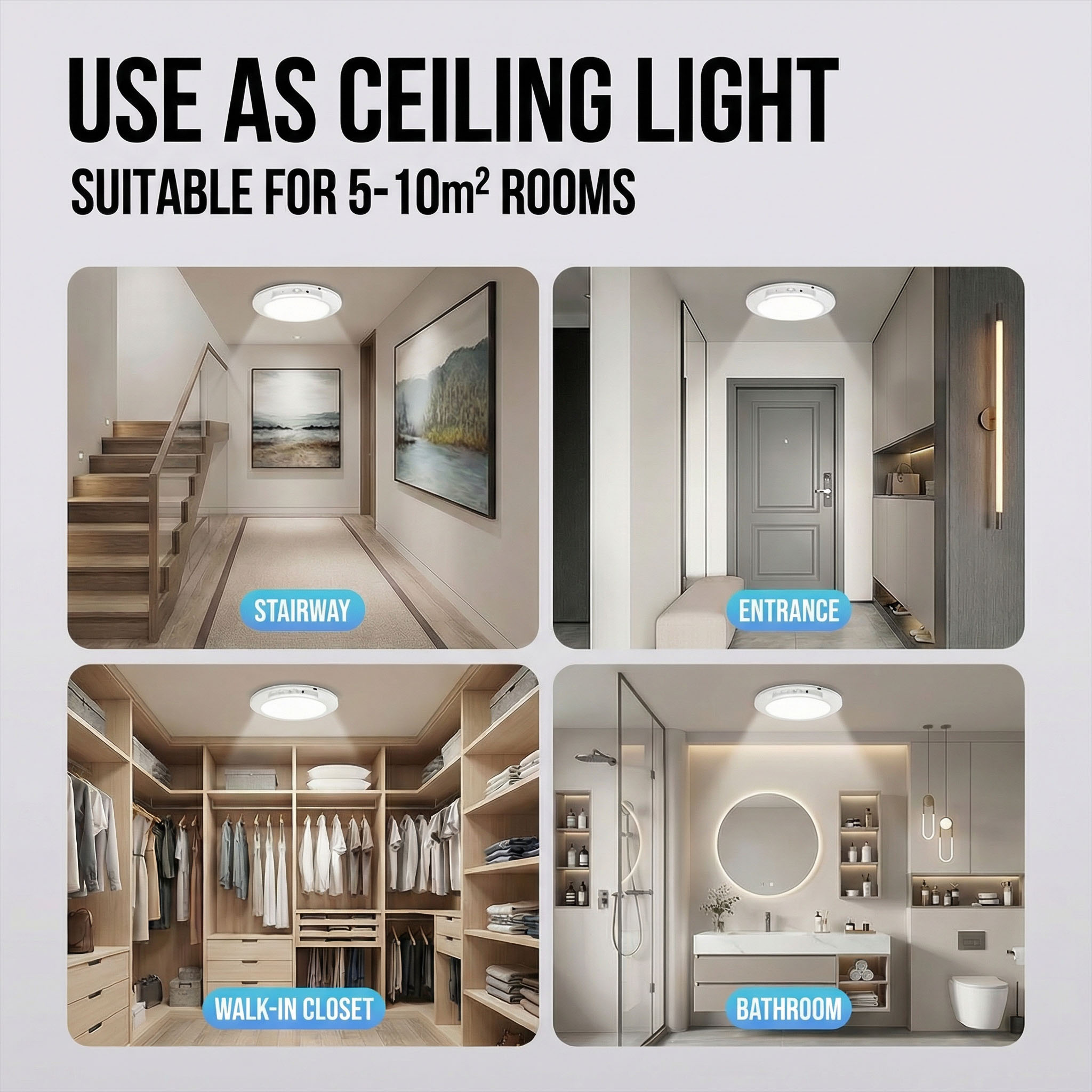 Motion Sensor Rechargeable LED - Home Security Beams avaliação e preço