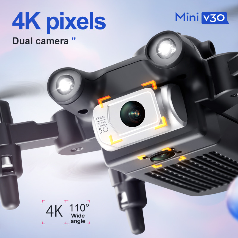 Mini V30 WiFi FPV Drone With 4 - Home Security Cameras Outdoor avaliação e preço