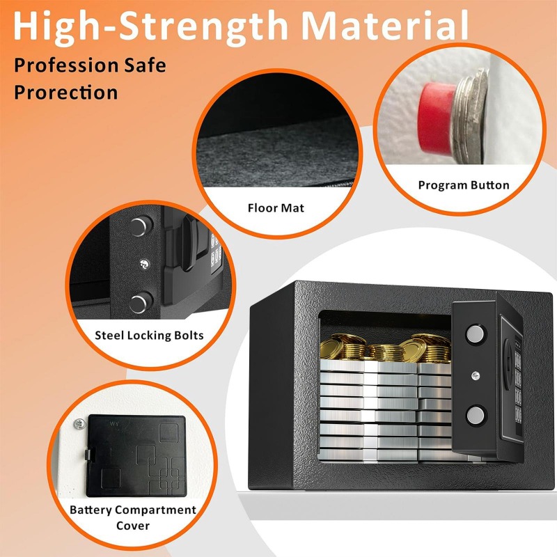 Digital Electronic Safe Box wi - Home Security Services avaliação e preço