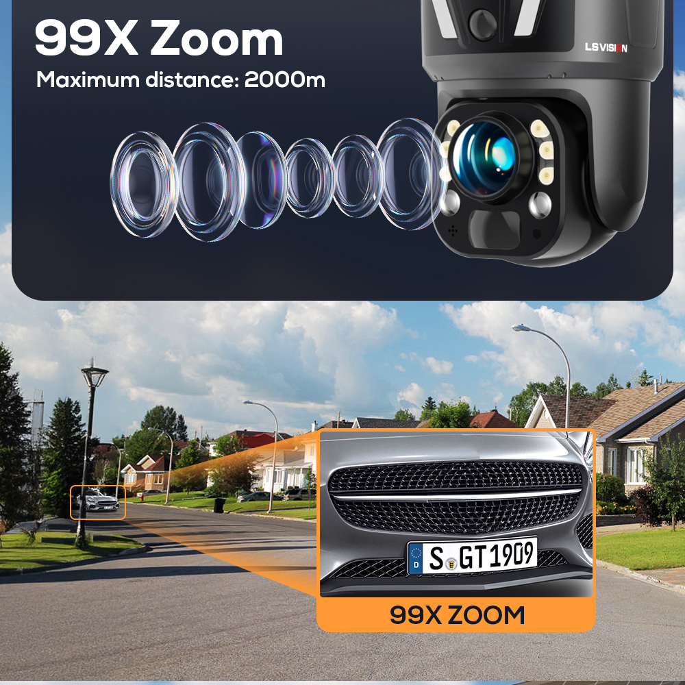 LS VISION 4K 8MP Outdoor Home  - Home Security Outdoor Camera System avaliação e preço