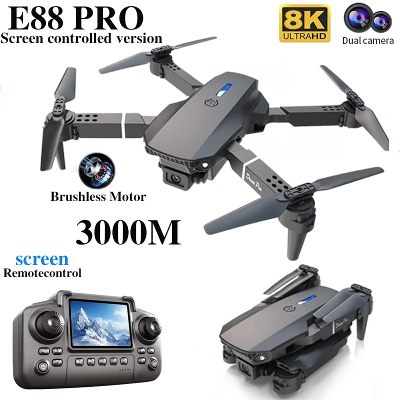 Professional E88 PRO Drone wit - Home Security Cameras Outdoor avaliação e preço
