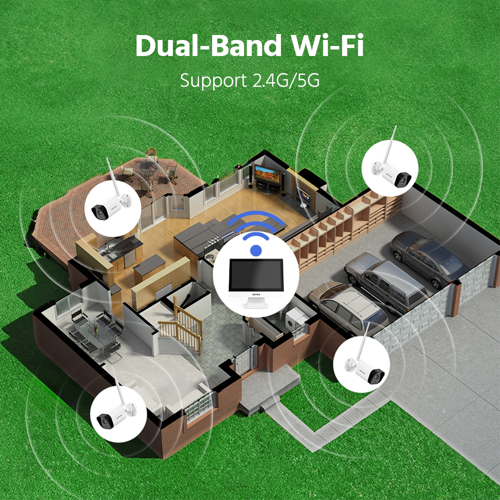 ANNKE 5MP  Wireless Security C - Home Security Outdoor Camera System avaliação e preço