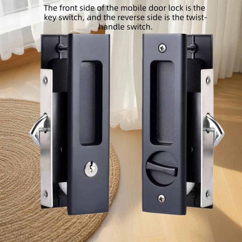 Durable Black Hook Sliding Doo - Home Security Locks For Doors avaliação e preço