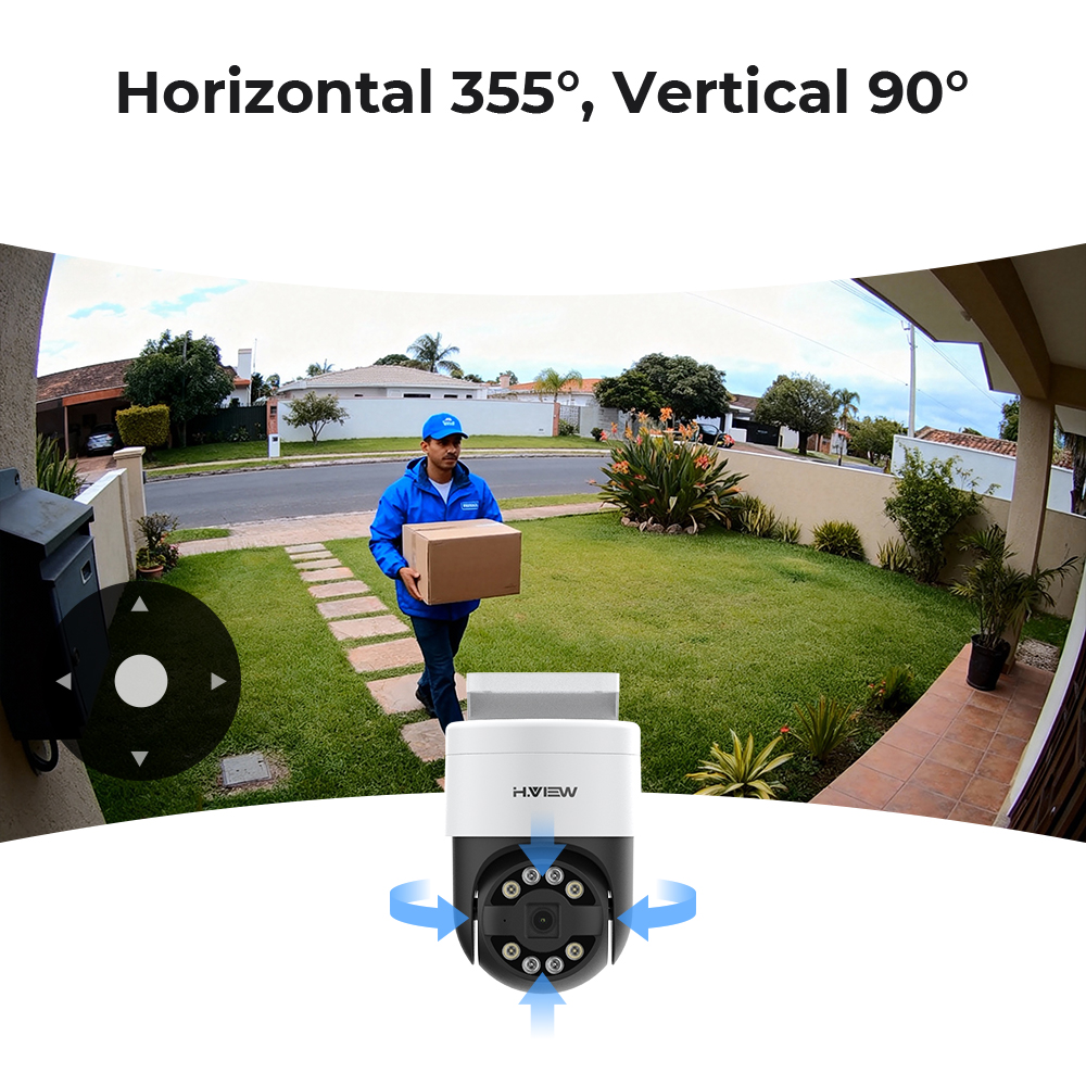 H.view 8Ch 4K 5MP 8MP Cctv Sec - Home Security Services avaliação e preço