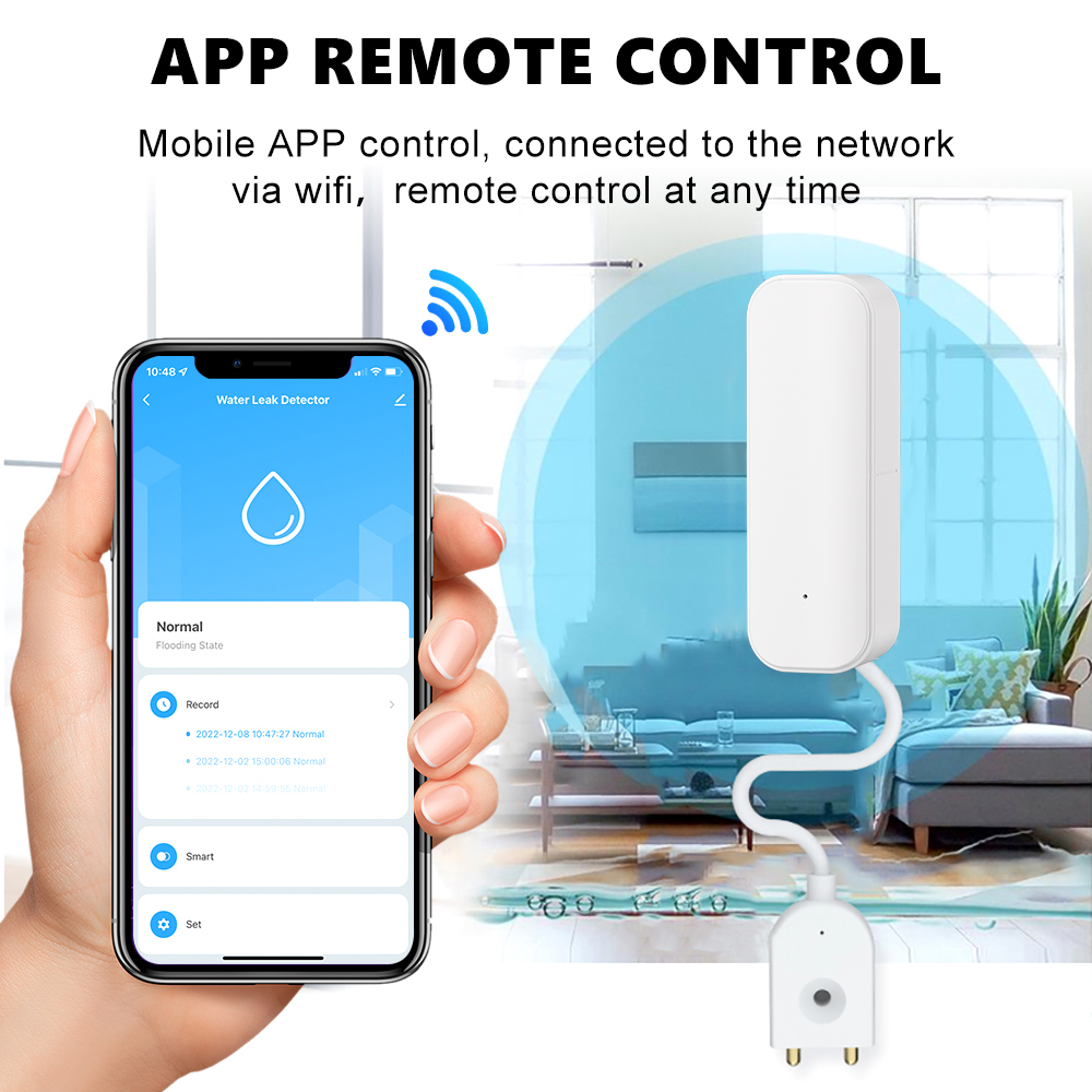 WiFi/Zigbee Water Sensor Tuya  - Home Security Services avaliação e preço