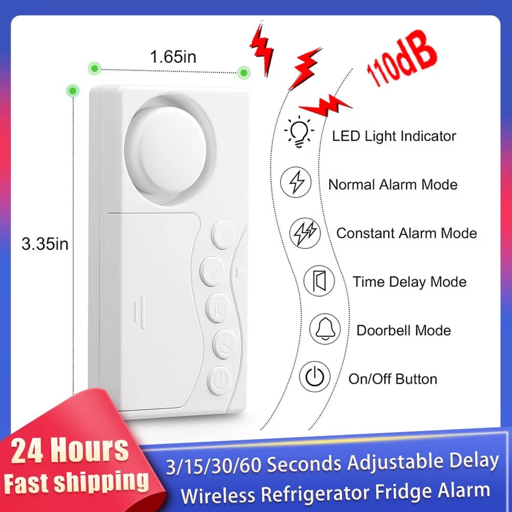 New Freezer Door Alarm with De - Window Alarm Sensor avaliação e preço