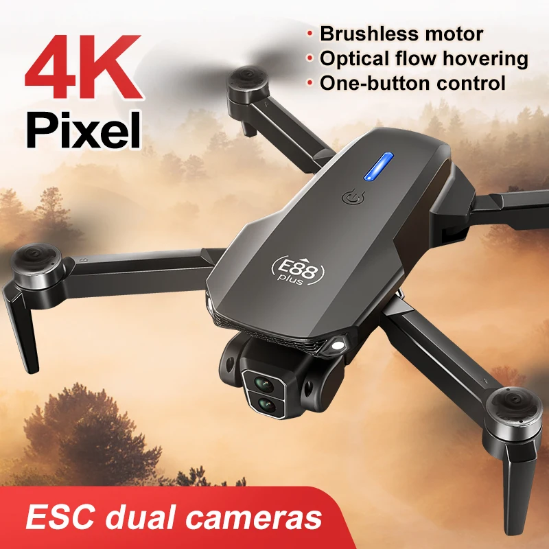 New E88 Plus Quadcopter Drone: - Home Security Cameras Outdoor avaliação e preço