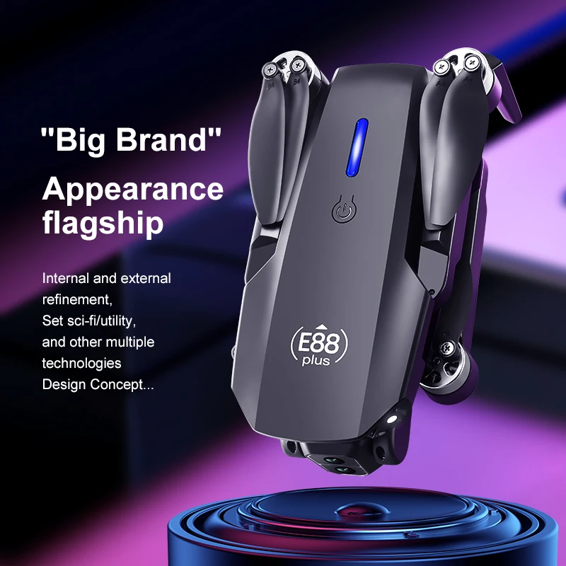 New E88 Plus Quadcopter Drone: - Home Security Cameras Outdoor avaliação e preço
