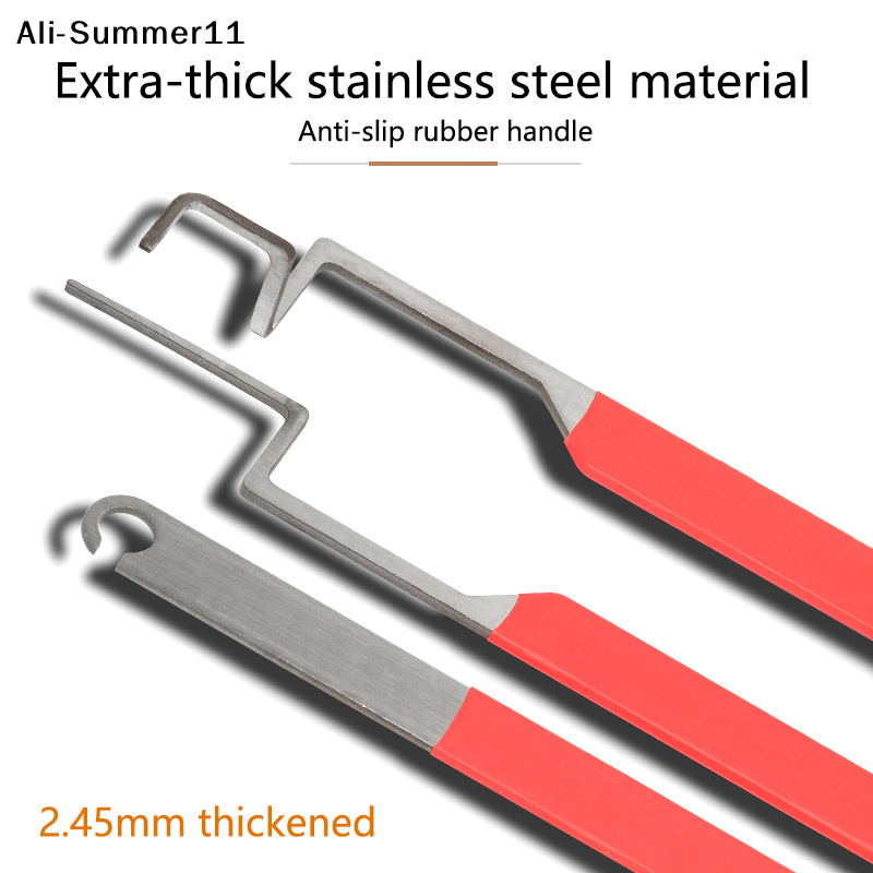 【A1x】3PcsCompact Casement Wind - Lock Picking Set avaliação e preço