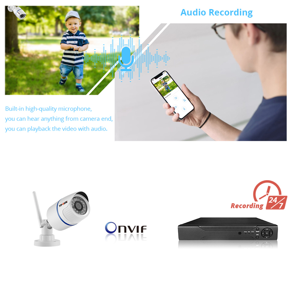 IP Camera WiFi 4MP Outdoor Hom - Home Security Beams avaliação e preço