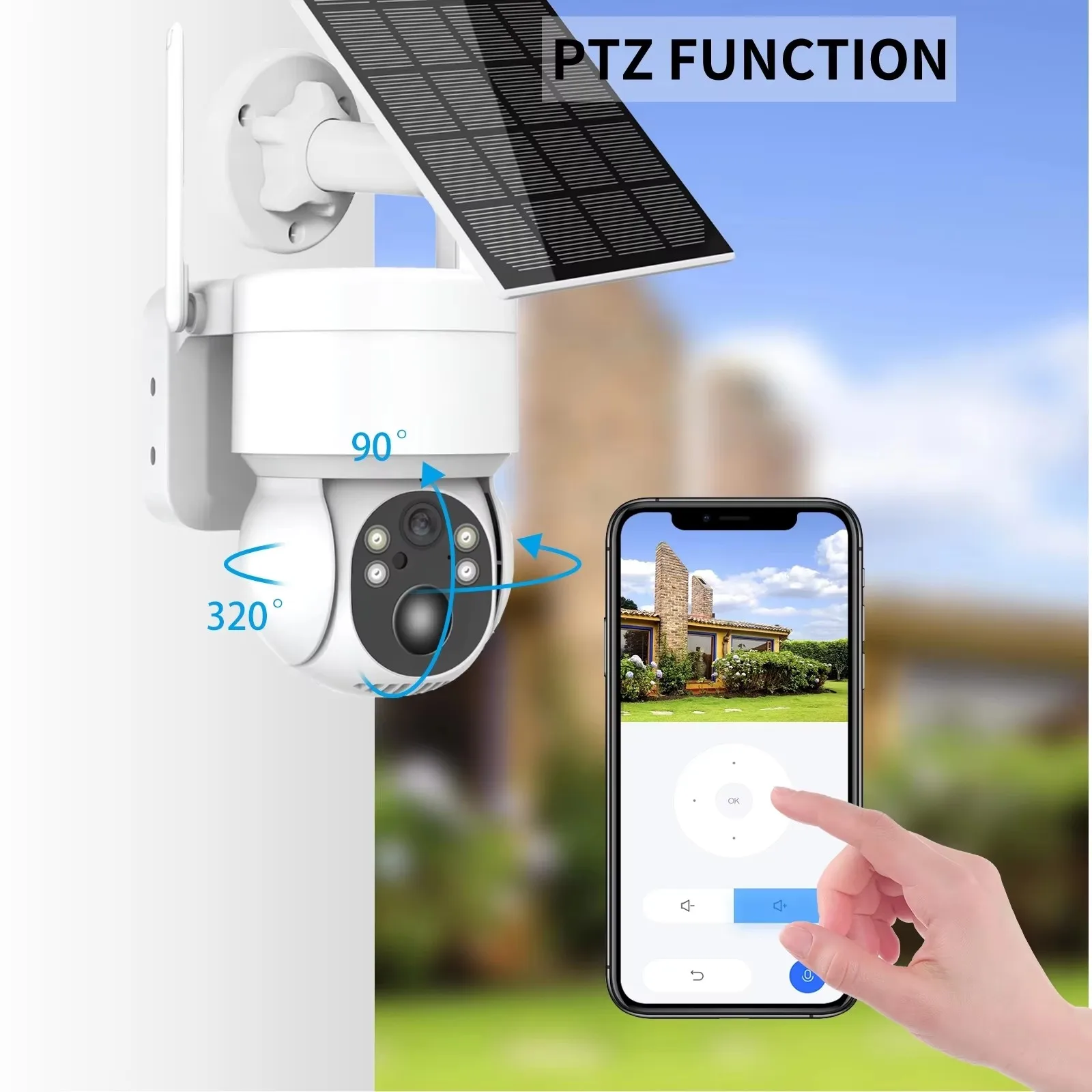 ICSEE 4MP HD Solar PTZ Wifi Ca - Home Security Outdoor Camera System avaliação e preço