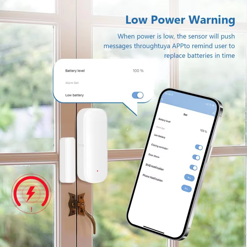 ZigBee Wireless Door Window Se - Window Alarm Sensor avaliação e preço