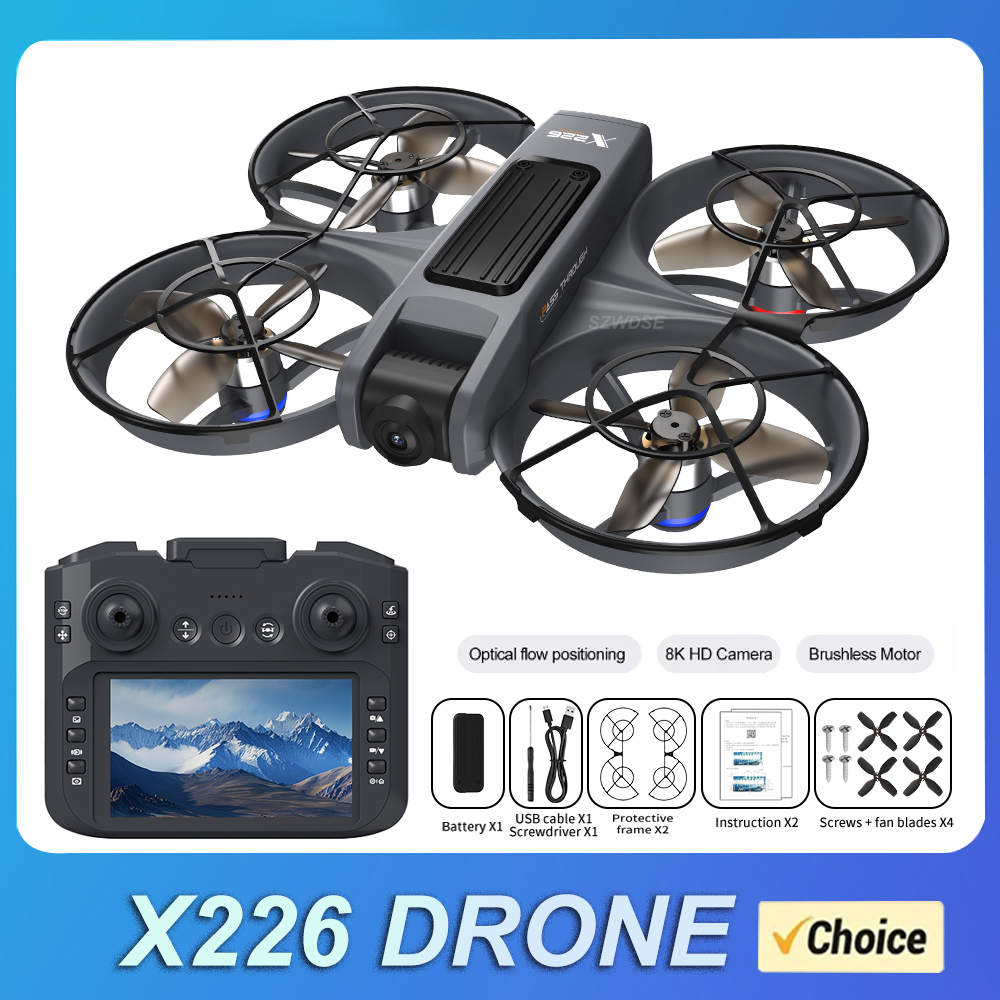 NEW X226 RC Drone 2.4G 5G WIFI - Home Security Cameras Outdoor avaliação e preço
