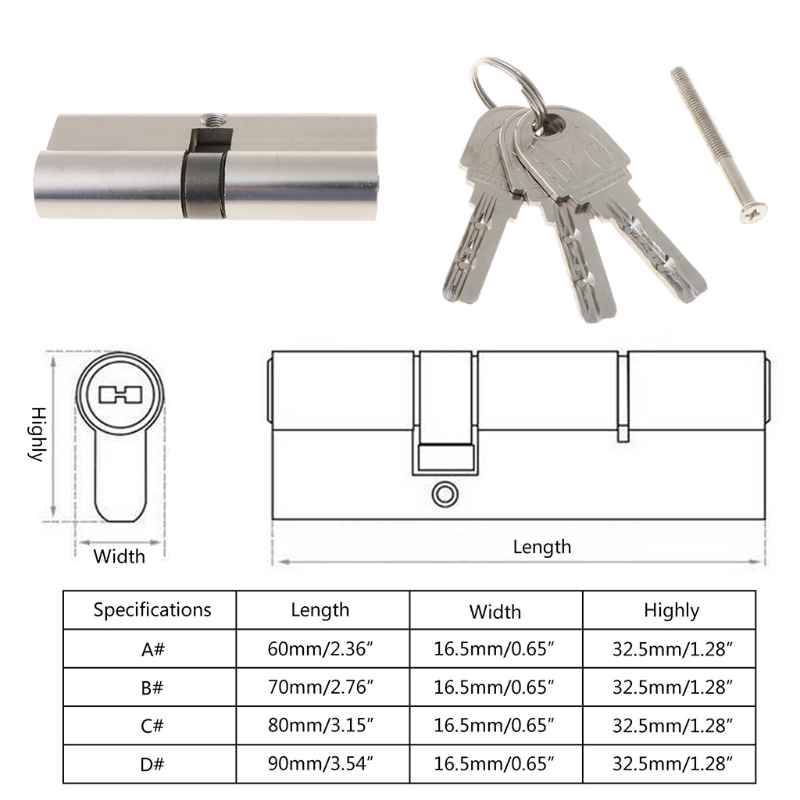 Keyed Entry Door Lock Cylinder - Home Security Gate avaliação e preço
