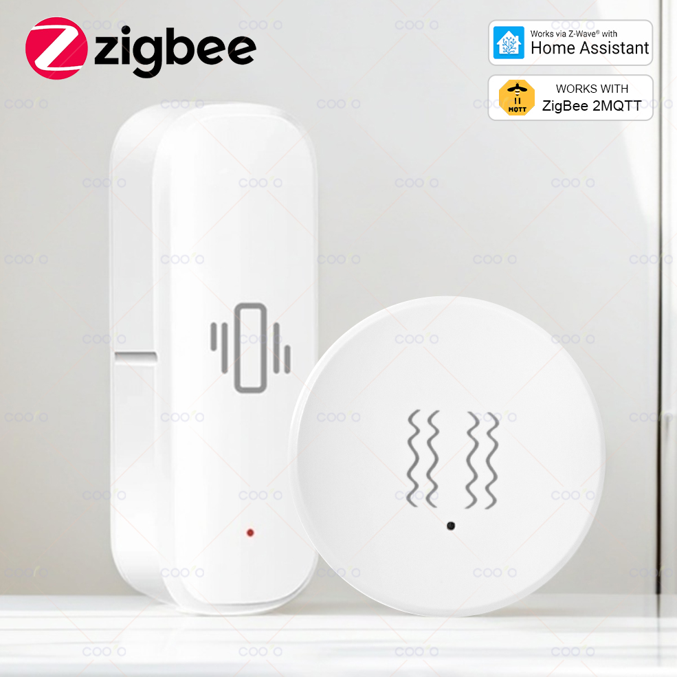 ZigBee 3.0 Vibration Sensor Re - Window Alarm Sensor avaliação e preço