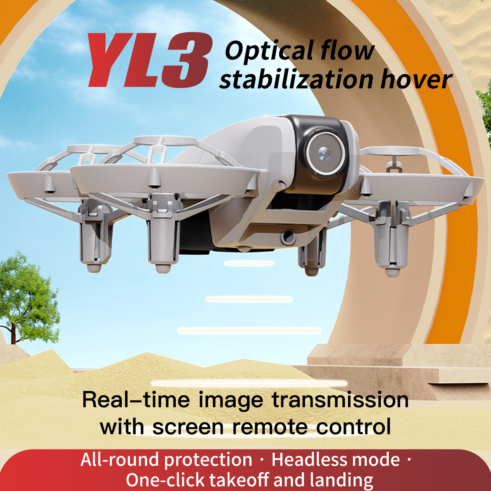 YL3 Remote-Controlled Drone wi - Home Security Cameras Outdoor avaliação e preço