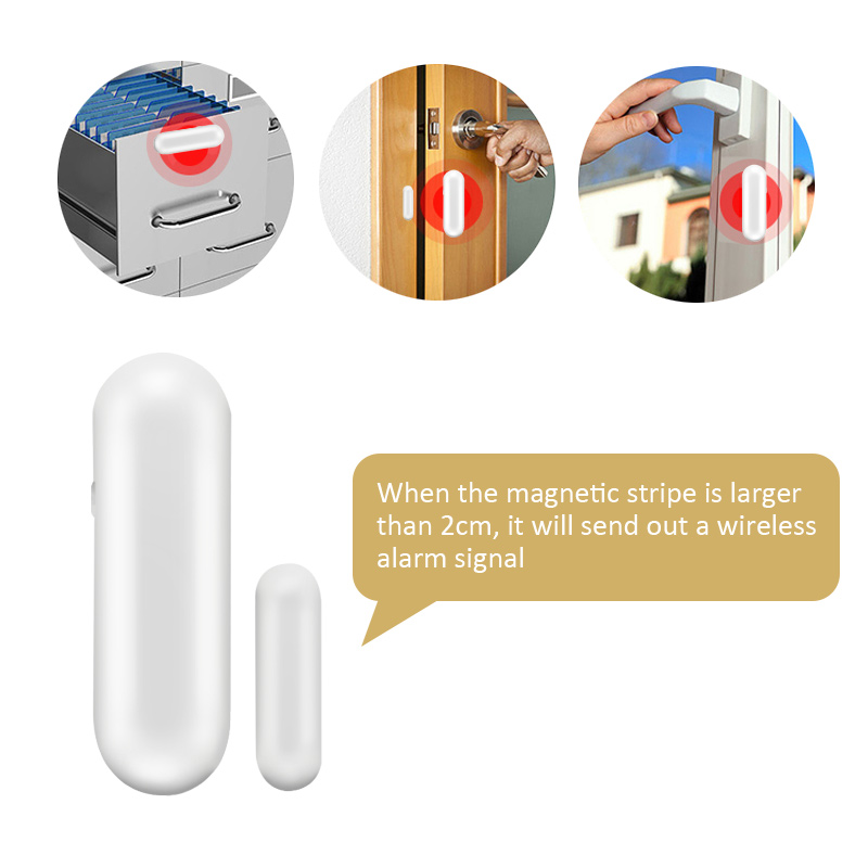 MD-211R Wireless 433/868MHz Al - Window Alarm Sensor avaliação e preço