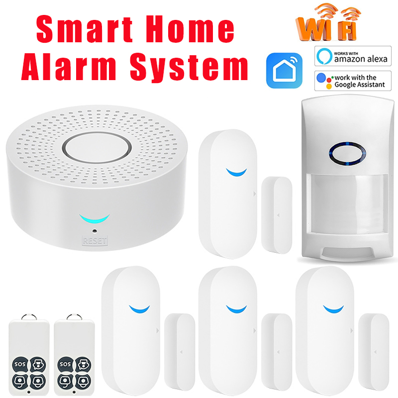 433MHz Smart Home Tuya WiFi Do - Window Alarm Sensor avaliação e preço