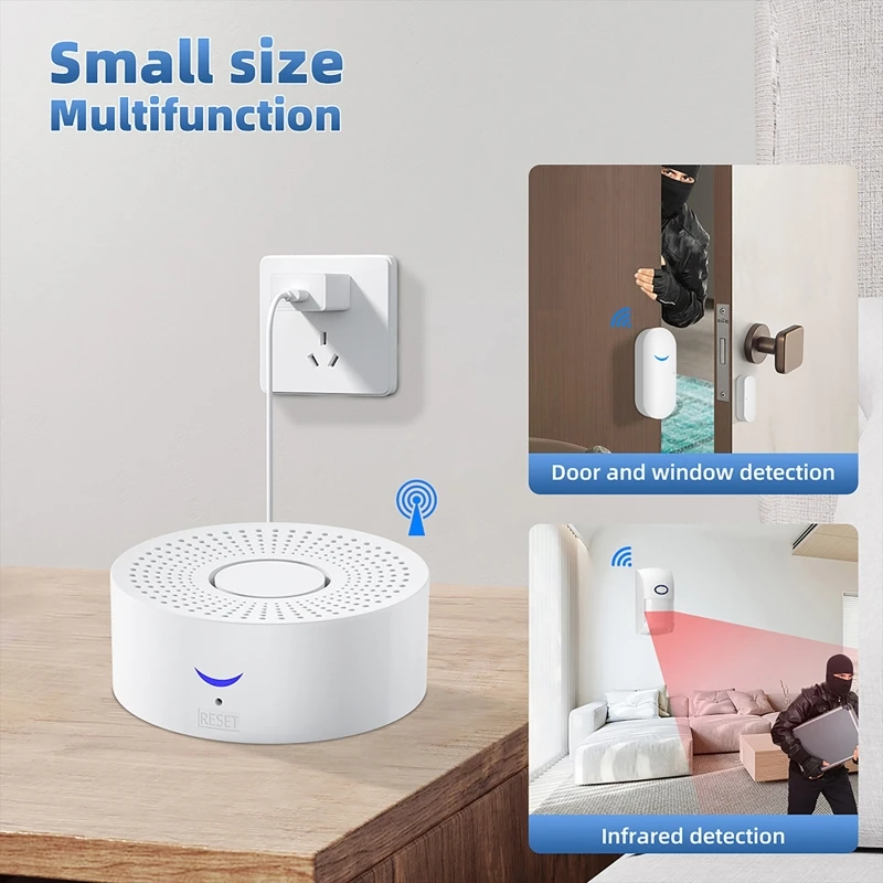433MHz Smart Home Tuya WiFi Do - Window Alarm Sensor avaliação e preço