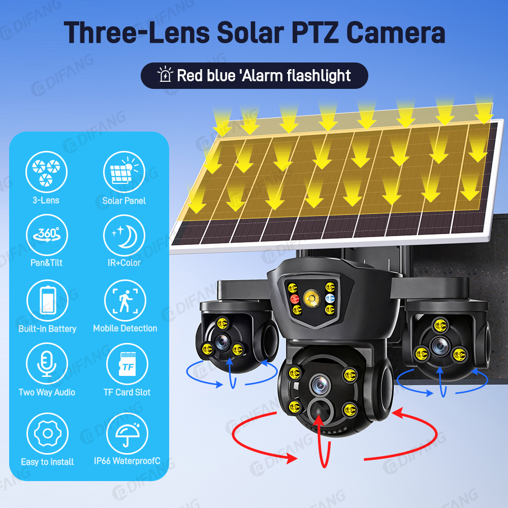V380 Pro New 20MP WIFI Solar C - Home Security Outdoor Camera System avaliação e preço