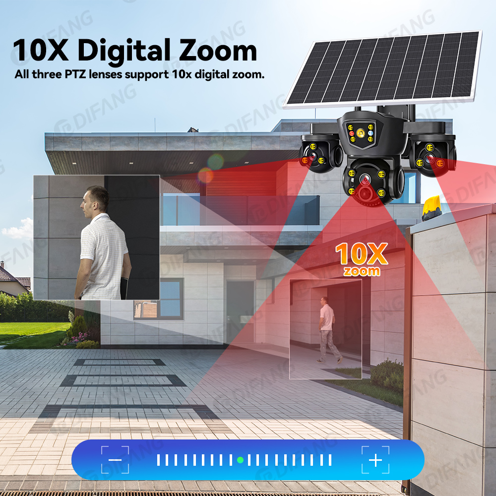 V380 Pro New 20MP WIFI Solar C - Home Security Outdoor Camera System avaliação e preço