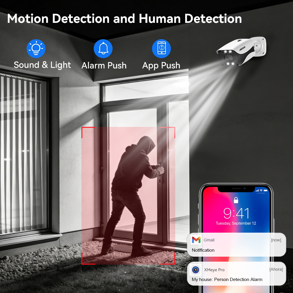 8MP Security Camera System 4K  - Home Security Services avaliação e preço