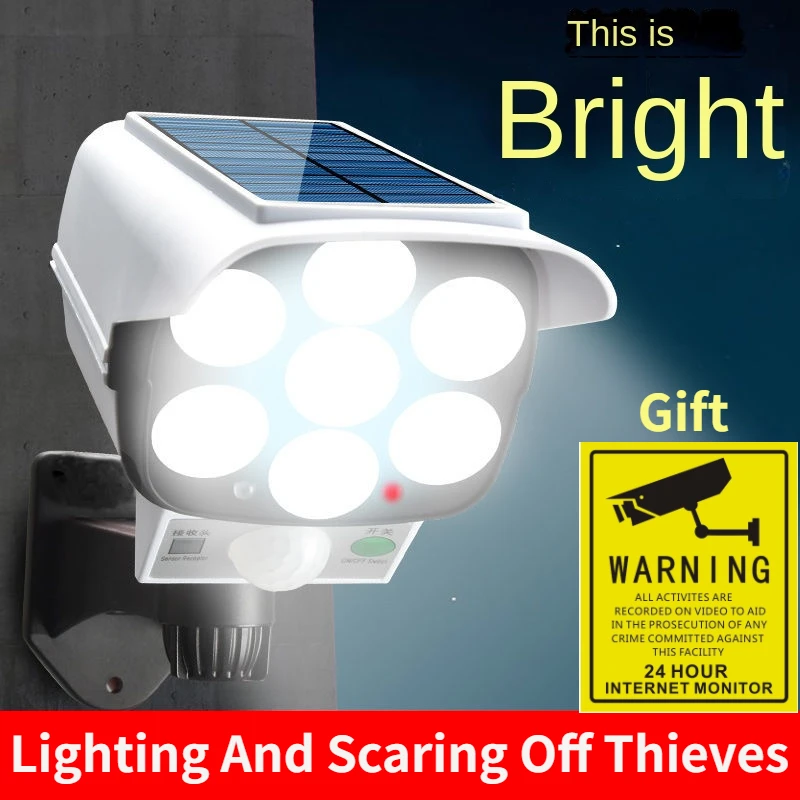 Outdoor Solar Light Motion Sen - Home Security Services avaliação e preço