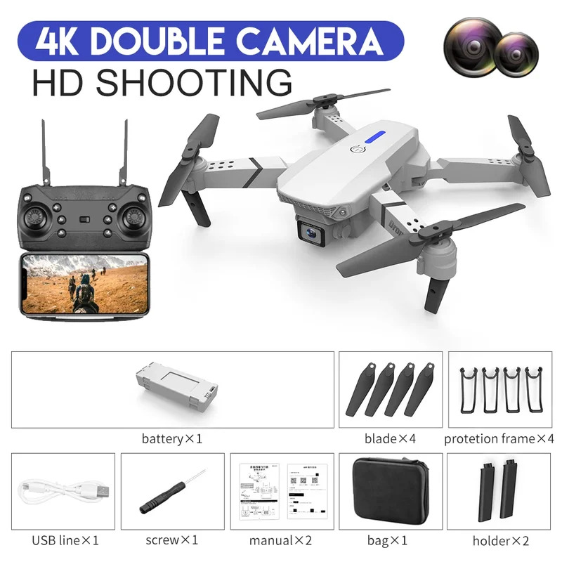 E88 ProIntelligent Folding Dro - Home Security Cameras Outdoor avaliação e preço
