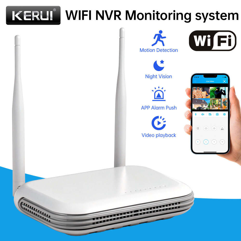 KERUI Mini Network WIFI 8CH NV - Home Security Services avaliação e preço