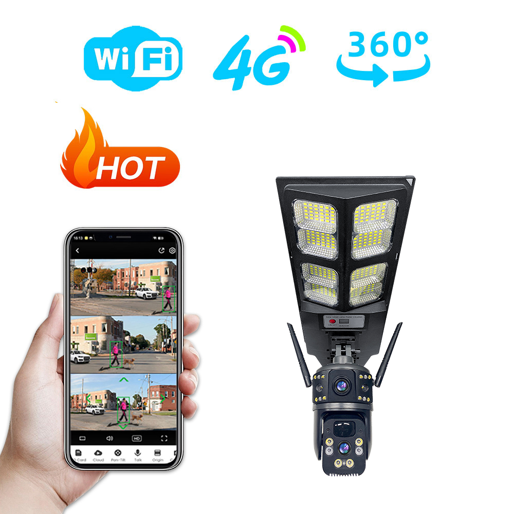 3MP 4G Dual Lens Camera Securi - Home Security Beams avaliação e preço