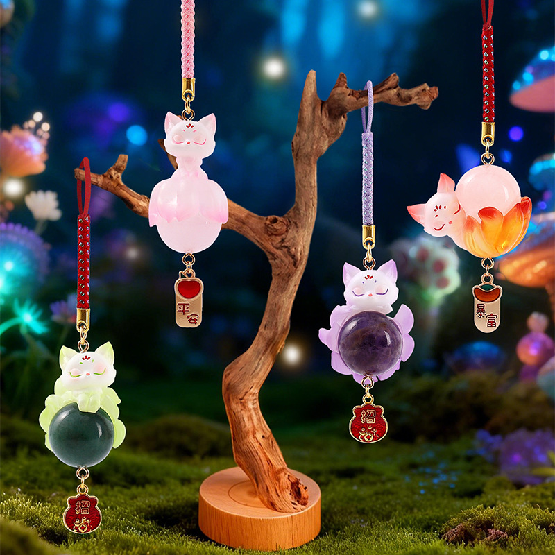 Nine-Tailed Fox Blind Box Crys - Home Security Packages avaliação e preço