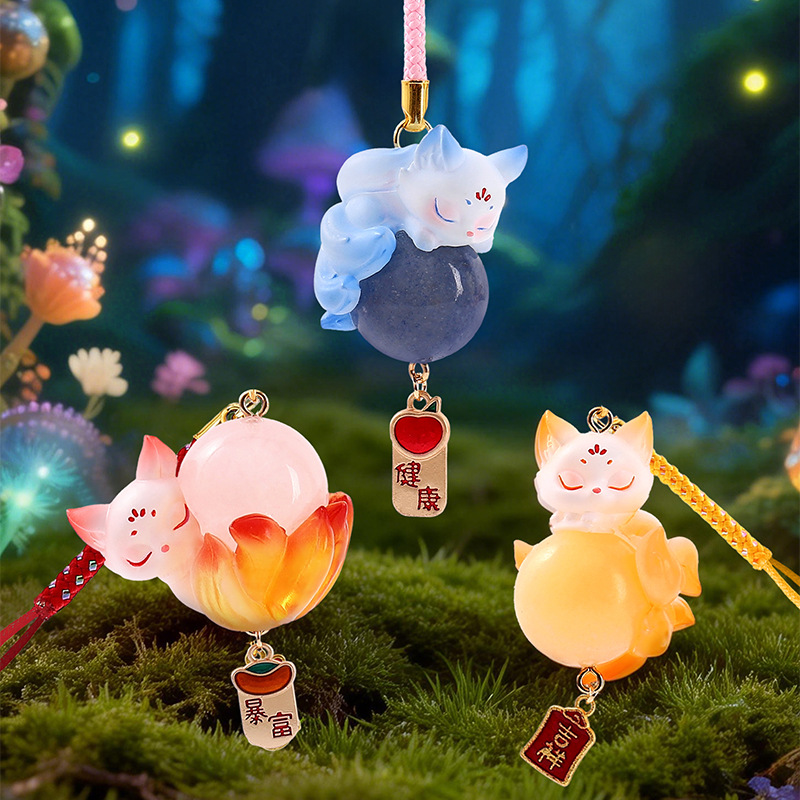 Nine-Tailed Fox Blind Box Crys - Home Security Packages avaliação e preço
