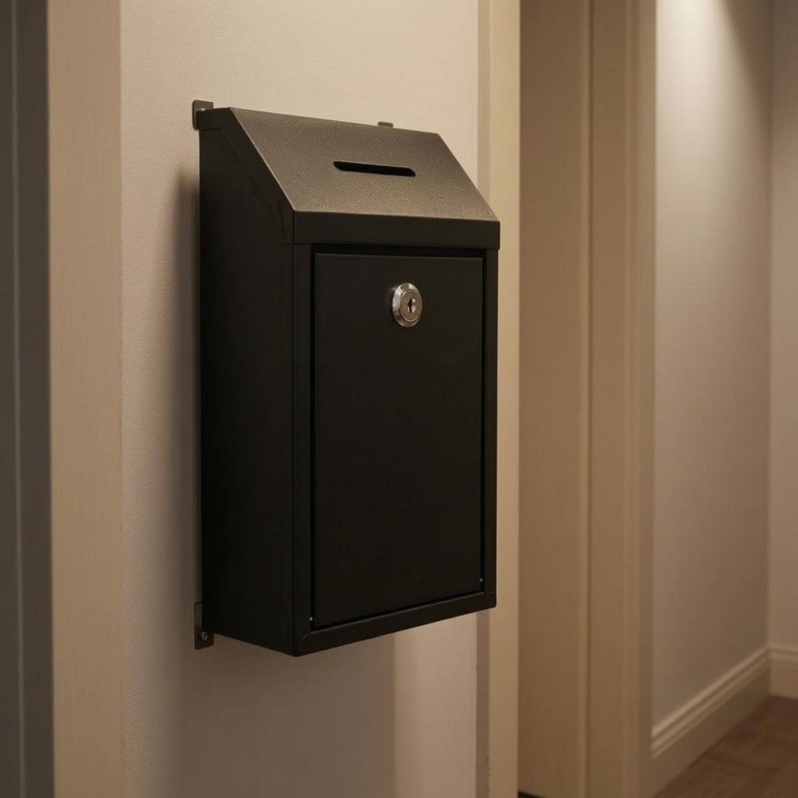 Slanted-Top Mailbox Keyed Lock - Home Security Service avaliação e preço