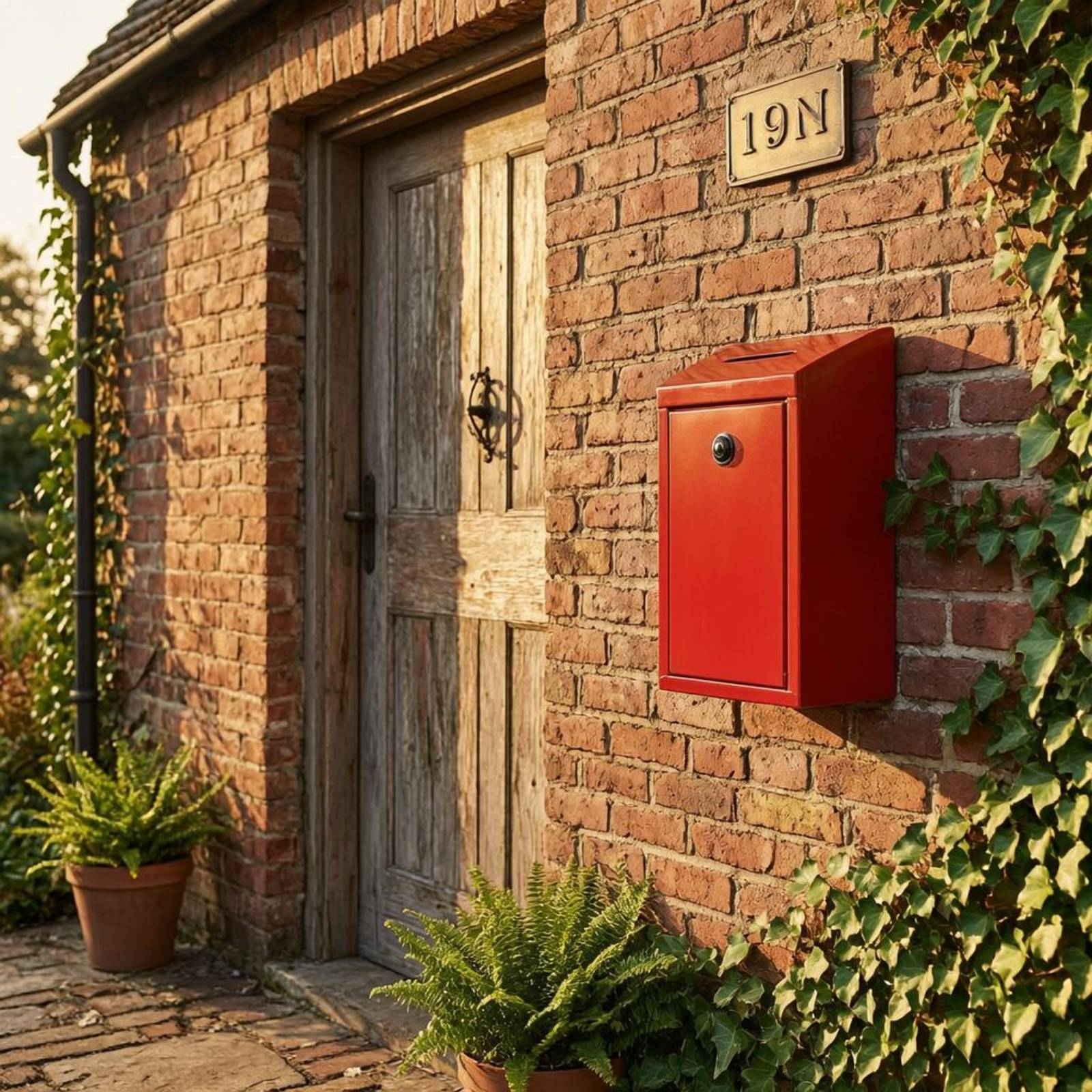 Slanted-Top Mailbox Keyed Lock - Home Security Service avaliação e preço