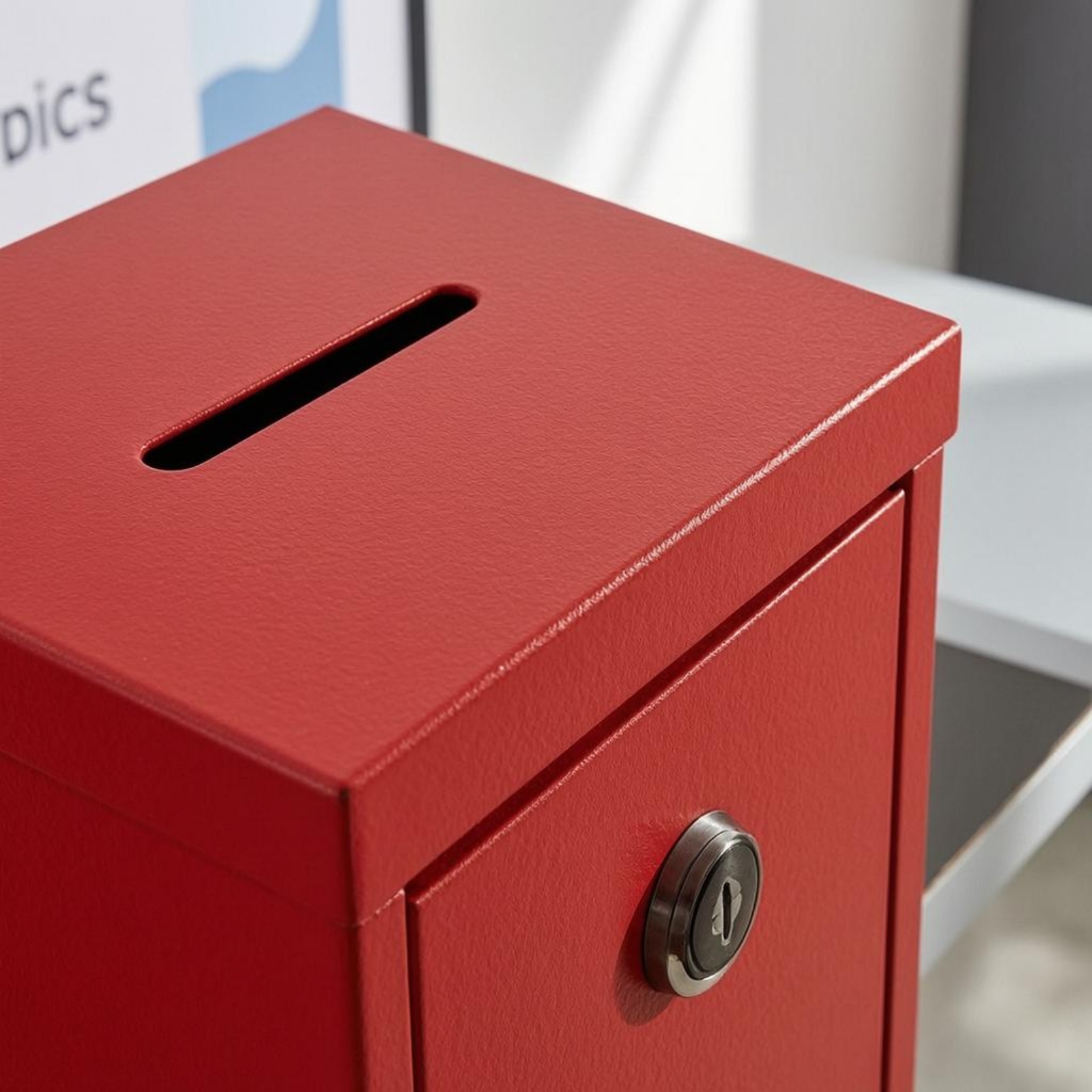 Slanted-Top Mailbox Keyed Lock - Home Security Service avaliação e preço