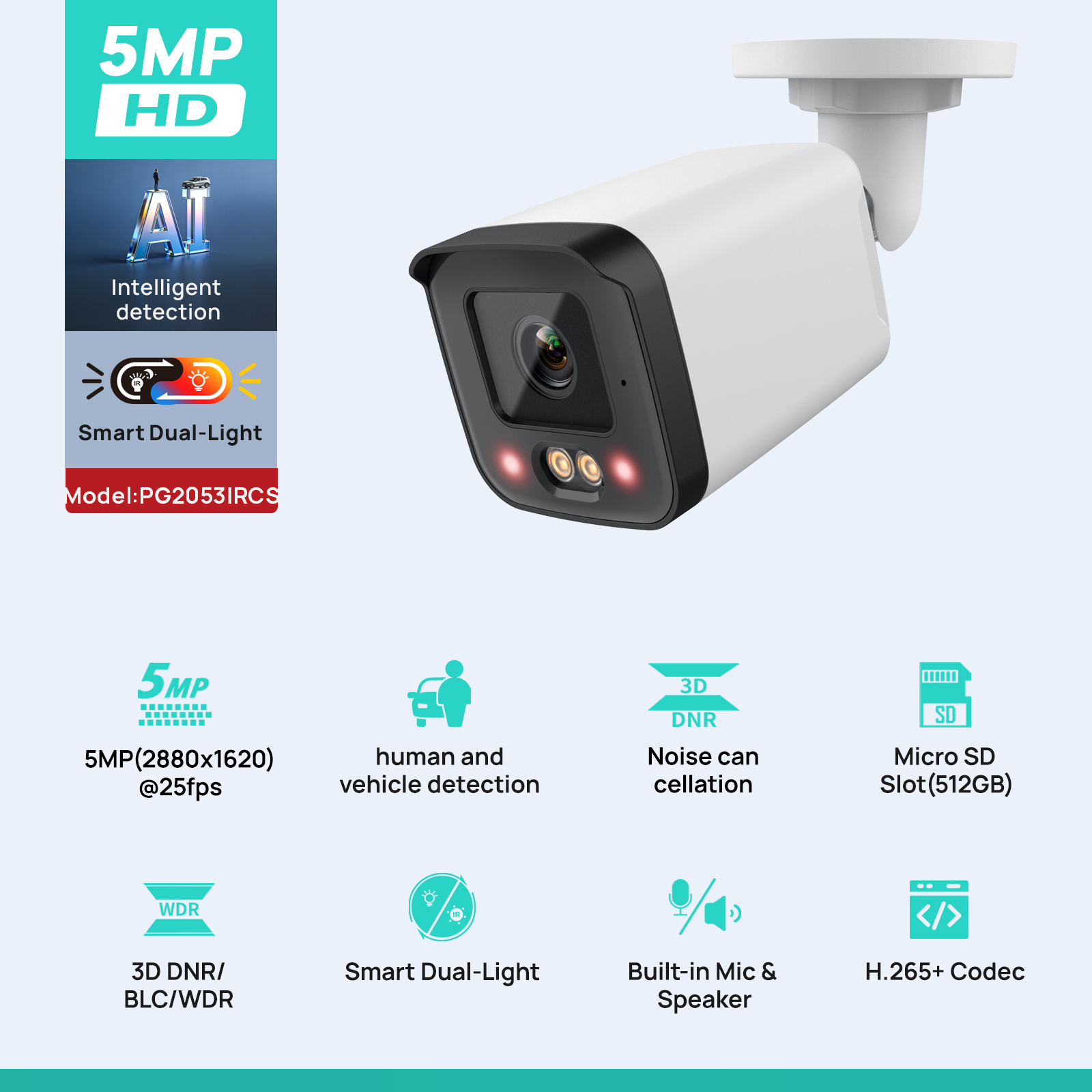 VIKYLIN IP Security Camera 5MP - Home Security Service avaliação e preço