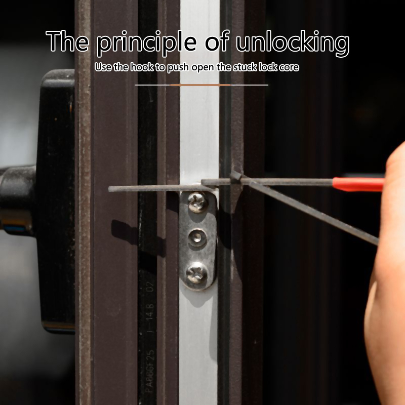 3Pcs/set Compact Casement Wind - Lock Picking Set avaliação e preço