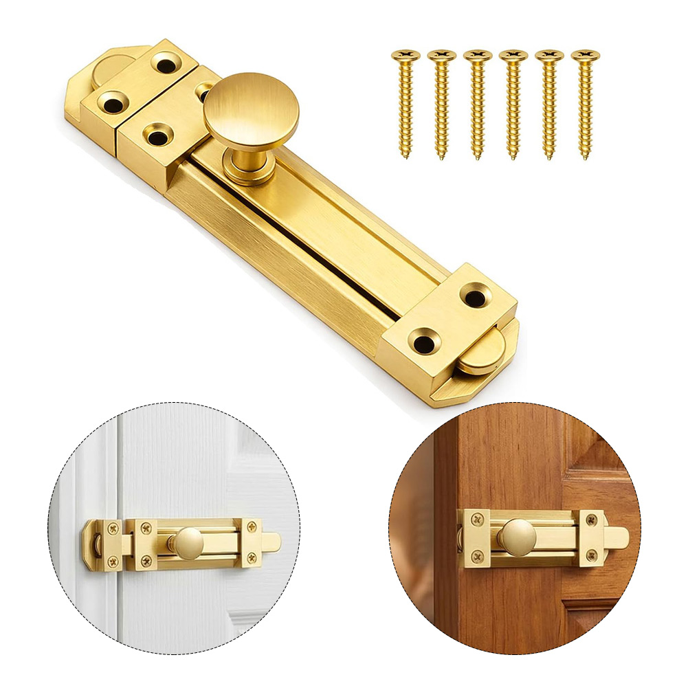 5 Inch Solid Brass Sliding Doo - Home Security Gate avaliação e preço