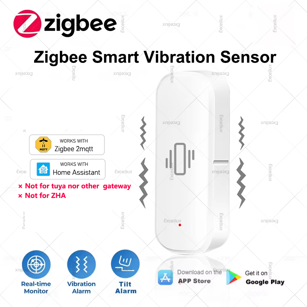 Zigbee Smart Vibration Sensor  - Home Security Device avaliação e preço