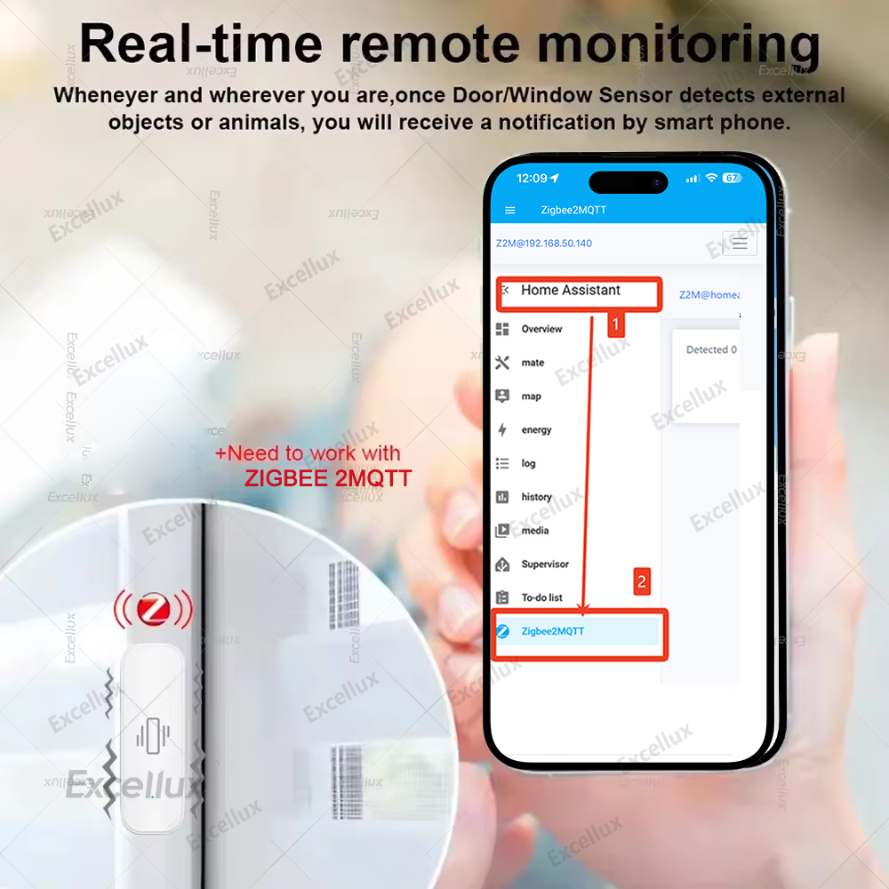 Zigbee Smart Vibration Sensor  - Home Security Device avaliação e preço