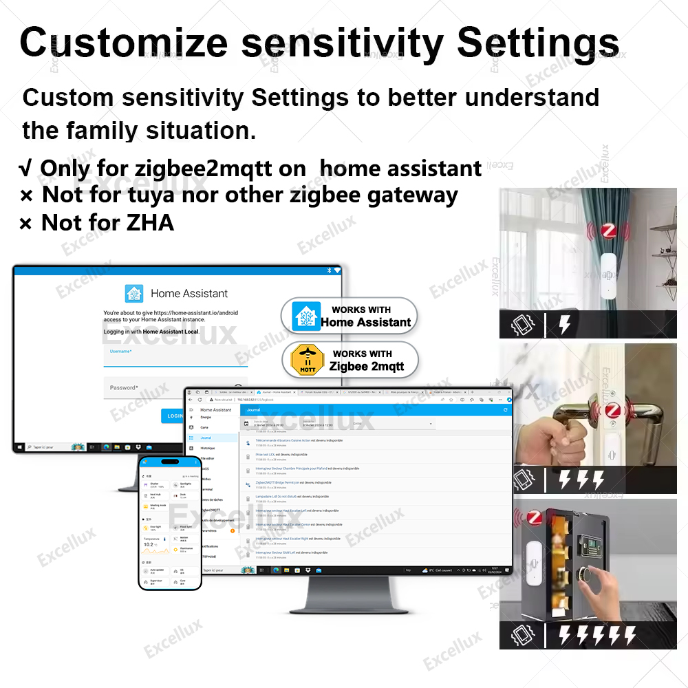 Zigbee Smart Vibration Sensor  - Home Security Device avaliação e preço