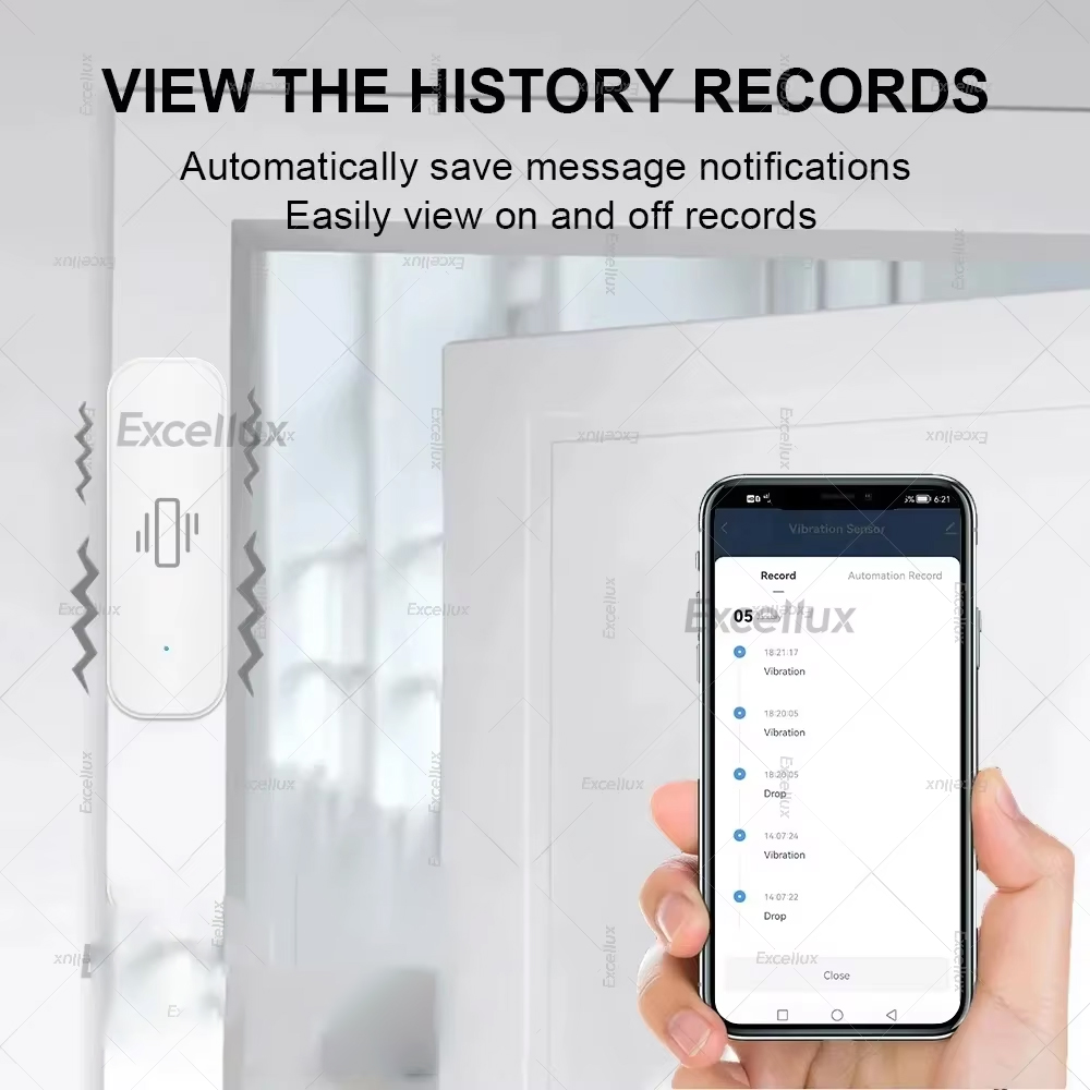 Zigbee Smart Vibration Sensor  - Home Security Device avaliação e preço