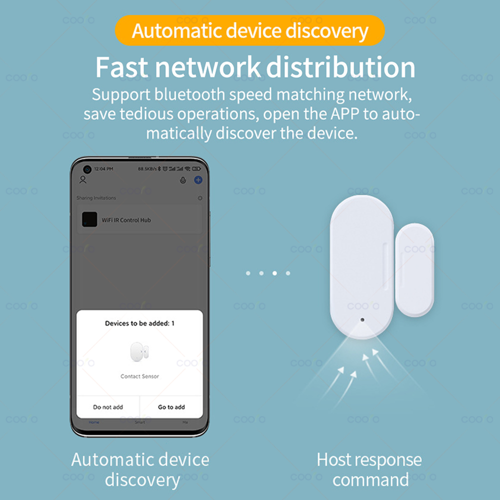 ZigBee Door Window Sensor Lux  - Window Alarm Sensor avaliação e preço